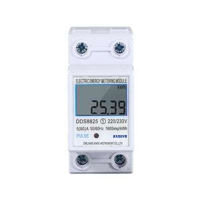 Single Phase 2P Digital Din Rail Meter hmanga siam a ni